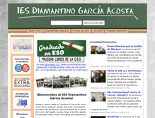 Tablet Screenshot of iesdiamantino.org